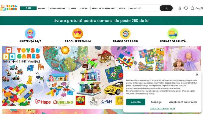 Magazin online jucarii si jocuri pentru copii | Toysandgames.ro