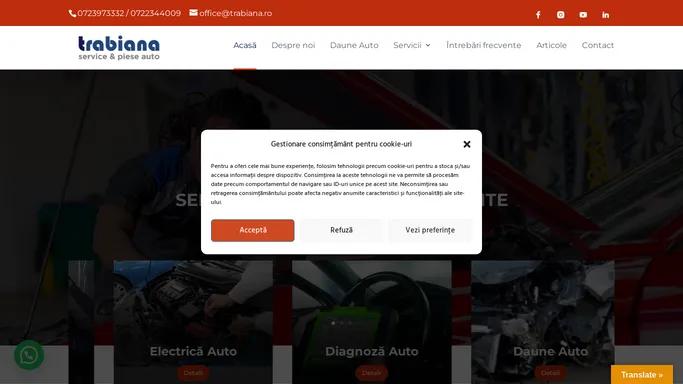 Acasa - Trabiana Service si Magazin Piese Auto Constanta