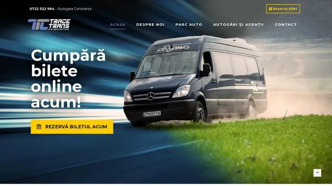 Trace Trans Corporation – Autogari & Transport Persoane – Cumpara bilete autobuz online