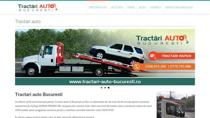 Tractari auto - Tractari Auto Bucuresti