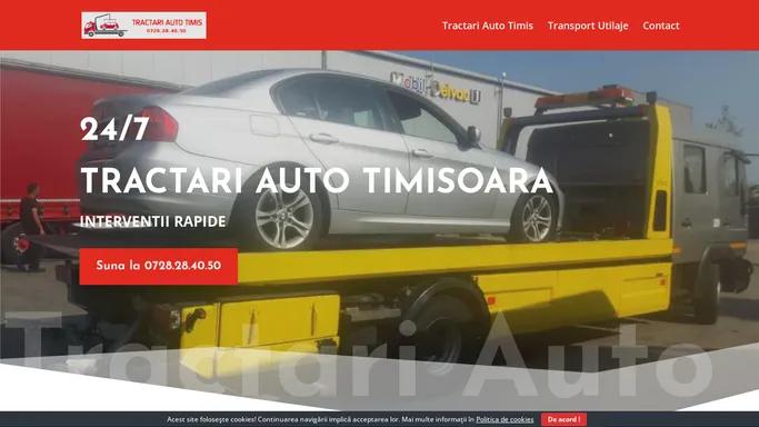 Tractari Auo Timis/ transort utilaje auto