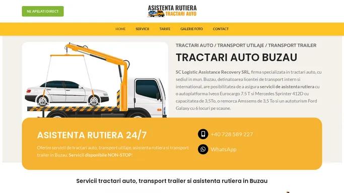 Tractari auto in Buzau, transport utilaje, transport trailer si asistenta rutiera