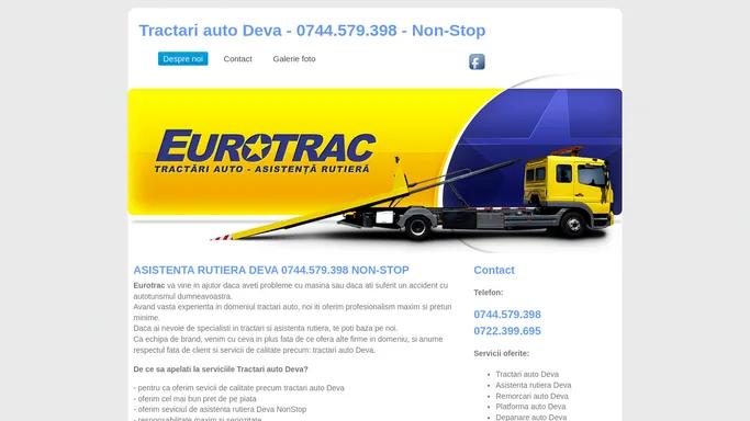 ASISTENTA RUTIERA DEVA 0744.579.398 NON-STOP - Tractari auto Deva - 0744.579.398 - Non-Stop