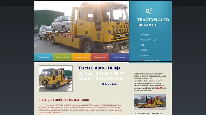 Tractari auto - Transport utilaje - Autoutilitare Non Stop