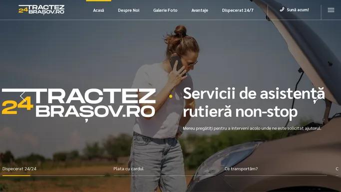 Tractari Auto Brasov – Dispecerat 24/24, plata cu cardul