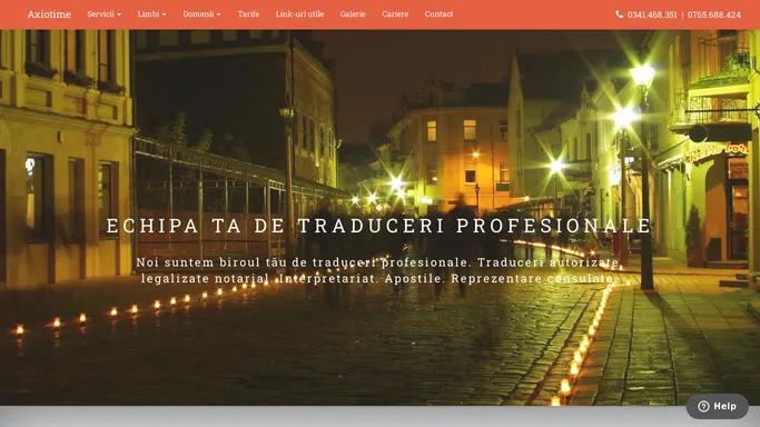 Traduceri Constanta | Axiotime