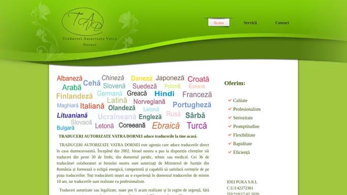 Traduceri Autorizate Vatra Dornei|0751305376