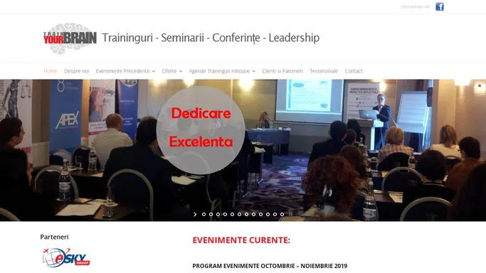 Train Your Brain Traininguri - Seminarii - Conferinte - Leadership | Traininguri – Seminarii – Conferinte – Leadership