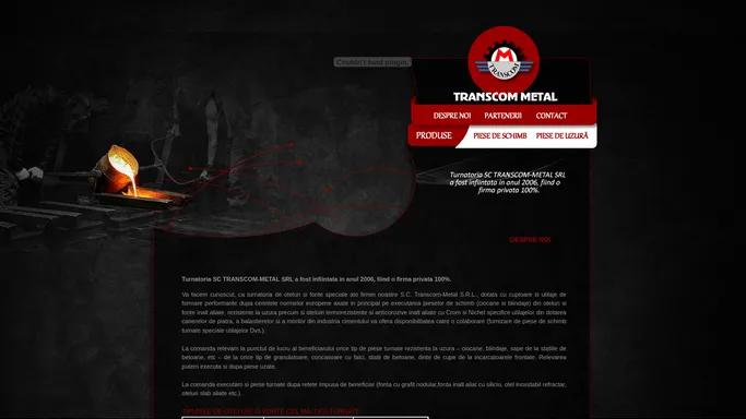 .: TRANSCOM METAL :. fonta cu grafit nodular romania, fonta inalt aliat cu siliciu romania, otel inoxidabil refractar romania, oteluri slab aliate romania