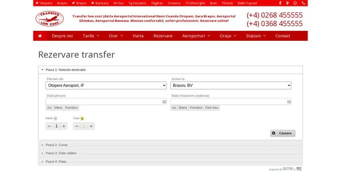 Transfer Low Cost Aeroport Otopeni: M-Ciuc, Tg. Secuiesc, Sf. Gheorghe, Brasov, Rasnov, Zarnesti