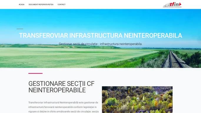 TFIN – Infrastructura Neinteroperabila