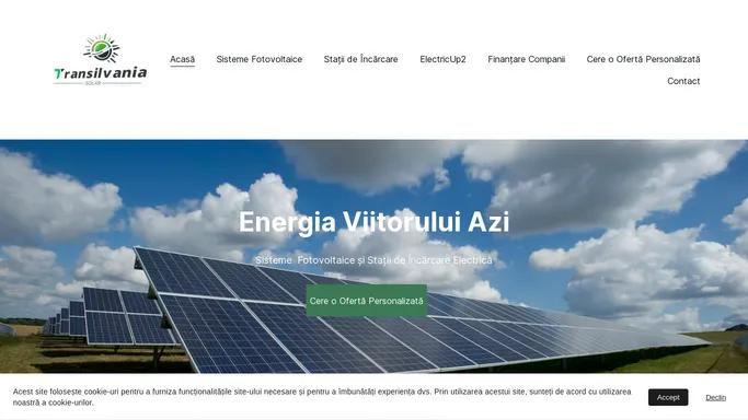 Transilvania Solar - Acasa | Transilvania Solar