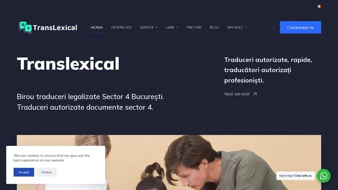 Translexical - Birou Traduceri Legalizate/autorizate Sector 4 Bucuresti