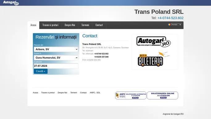 Trans Poland SRL