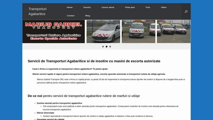 Transporturi agabaritice | Transport utilaje agricole