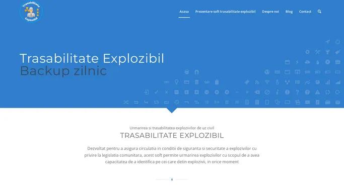 Trasabilitate Explozibil - Solutie completa pentru Trasabilitate Explozibil