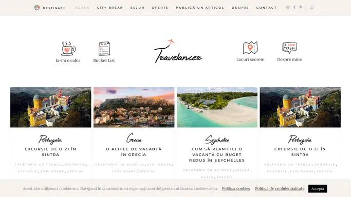 Travelancer – A traveler freelancer, working on holiday