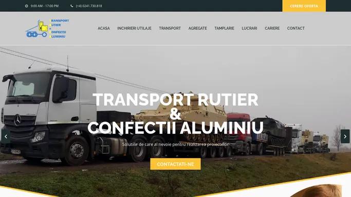 TRCA - Transport rutier si confectii aluminu