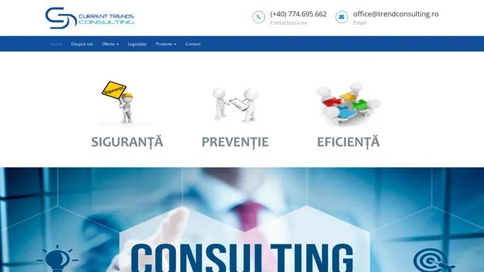 Current Trends Consulting - Servicii de Consultanta