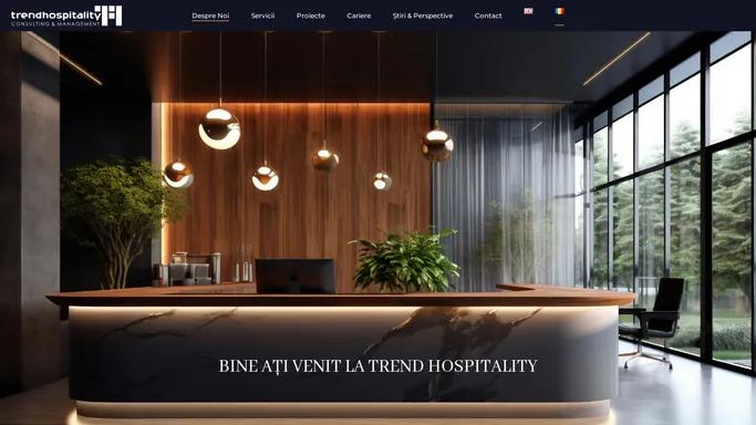 Trend Hospitality – Specialisti in Ospitalitate