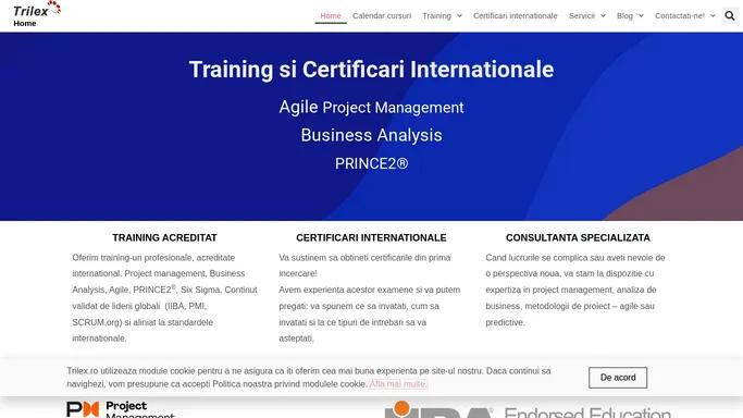 Trilex » Project Management, Agile, Business Analysis