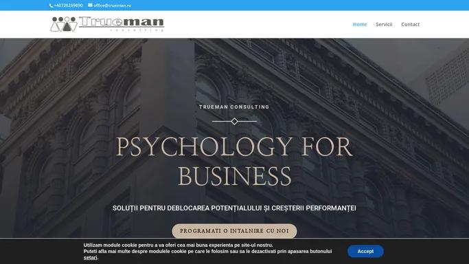 Trueman Consulting | Psychology for Business