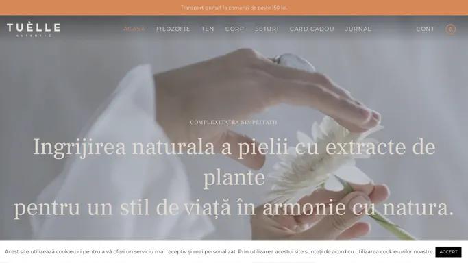 Cosmetice Naturale Handmade | Tuelle Autentic