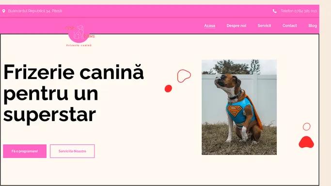 Frizerie Canina✂️Pink Paws Salon❤️Ingrijire top