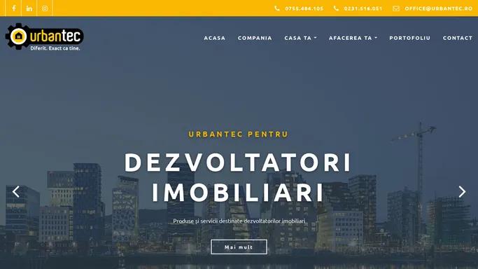 Urbantec – Urbantec Suceava, Urbantec Botosani, Iasi, Neamt, Bacau, Radauti