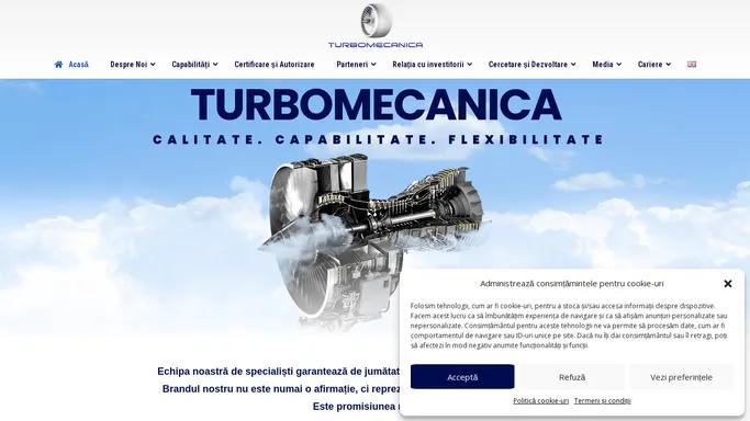 Turbomecanica - Jumatate de secol de experienta in aeronautica!