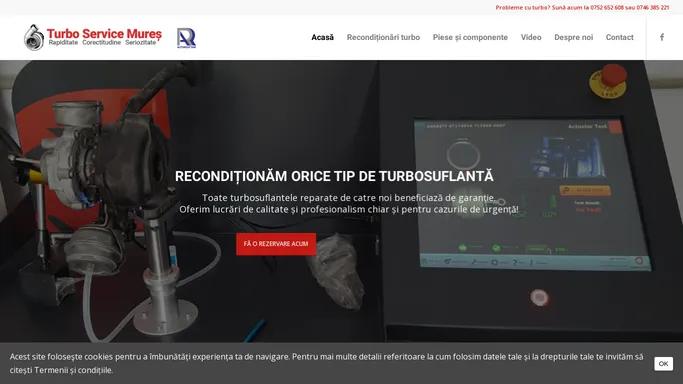 Turbo Service Targu Mures | Reconditionari turbosuflante, service auto