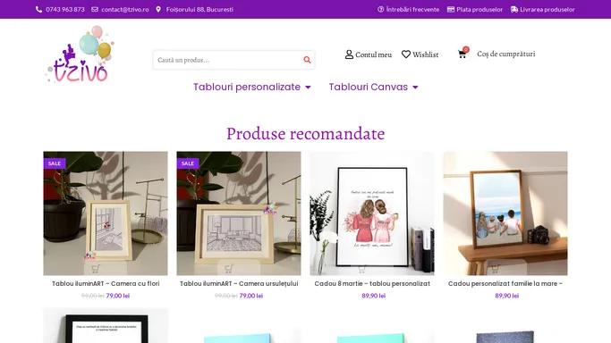 Tzivo - Tablouri & cadouri personalizate