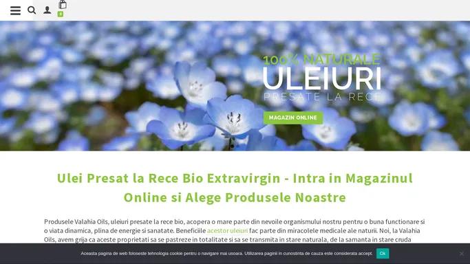 Ulei Presat la Rece Bio 100% NATURAL- Valahia Oils