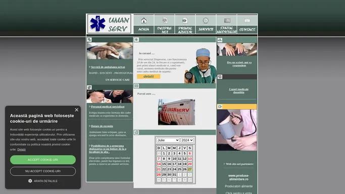 UMAN SERV - AMBULANTA PRIVATA - SERVICII MEDICALE RAPIDE - VALCEA