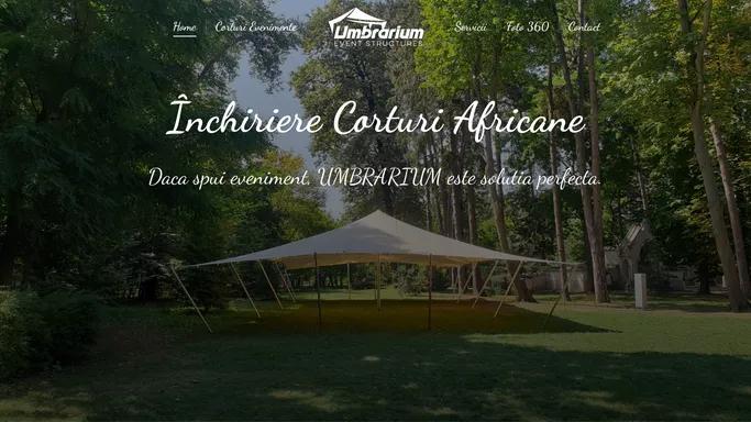 Inchiriere Corturi Africane Pentru Evenimente ✔️ Umbrarium