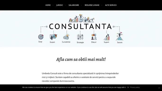 Afla cum sa obtii mai mult! - Umbrela Consult