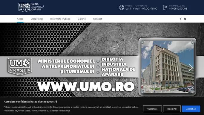 Uzina Mecanica Orastie – Uzina Mecanica Orastie