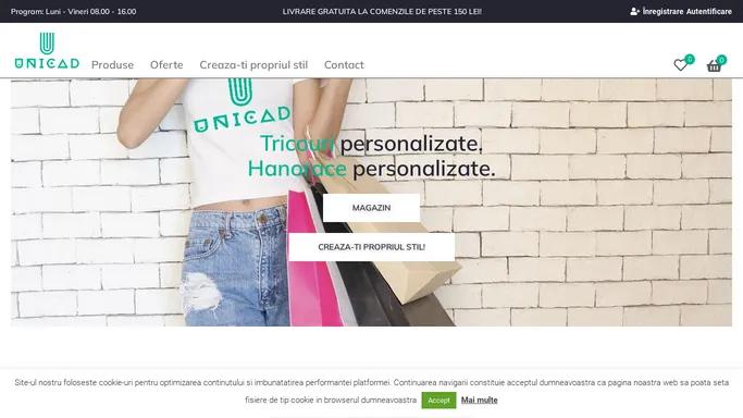 Unicad – Tricouri si hanorace personalizate