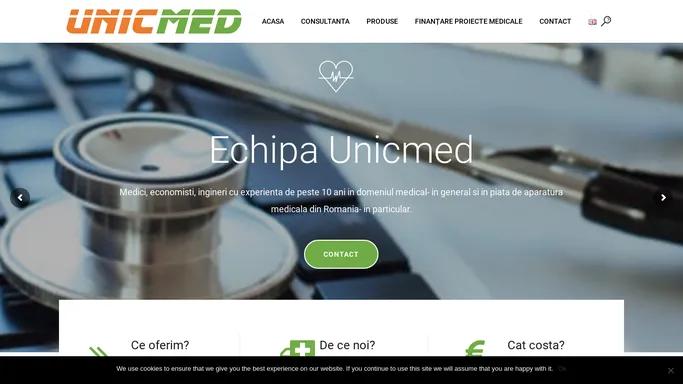 Unicmed | Vanzare si finantare echipamente medicale