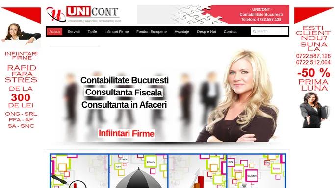 Firma de contabilitate Bucuresti | Expert contabil - UniCont