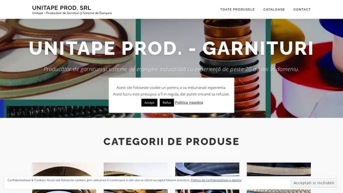 Unitape Prod. SRL – Unitape – Producator de Garnituri si Sisteme de Etansare