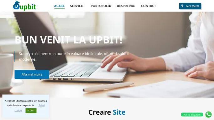 UPBIT Web Design Galati, creare site, realizare site prezentare