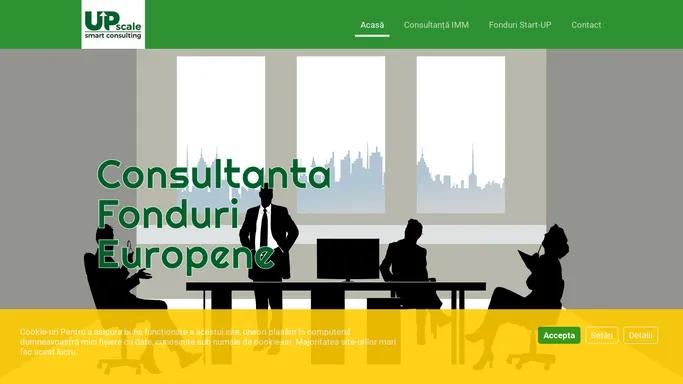 Consultanta fonduri europene microintreprinderi / IMM - servicii complete