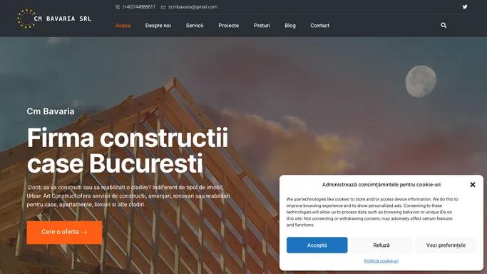 Firma de constructii case si amenajari interioare Bucuresti