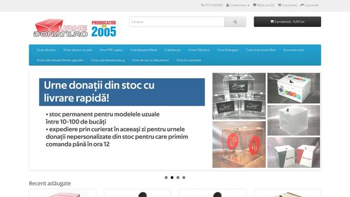 Urne Donatii Magazin Online