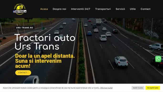 Tractari auto Urs Trans - 0733 745 514 Suntem disponibili nonstop!