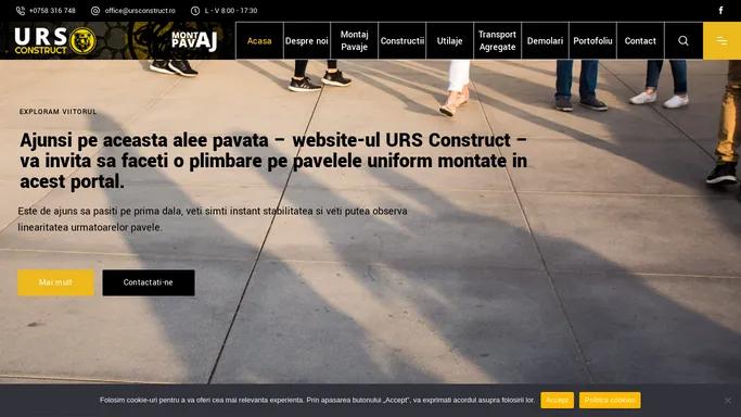 Urs Construct – Proiectare, montaj pavaje, constructii, transport, demolari