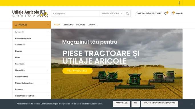 Prima pagina - Utilaje Agricole Craiova