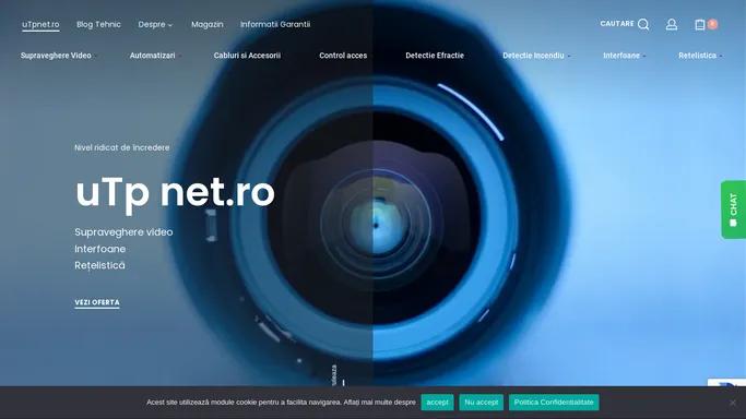 utpnet - Supraveghere video, Automatizari, Alarma, Electrice - uTpnet