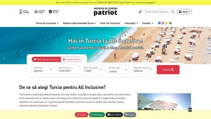 Oferte Turcia All Inclusive ☀️ Vacanta de Vis in 2024